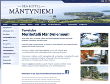 Tablet Screenshot of hotelmantyniemi.fi